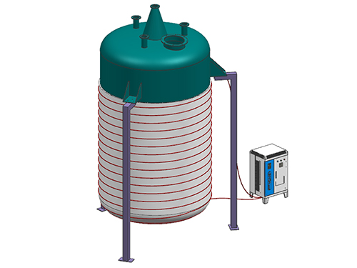 Индукционный нагрев для химического реактора