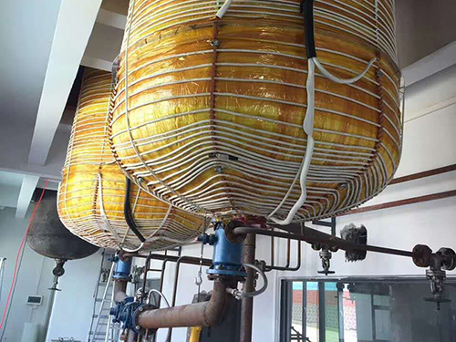 Индукционный нагрев для химического реактора