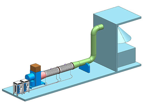 Индукционный нагрев для сушилки с горячим воздухом