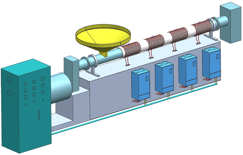 Индукционный нагрев для станков для обработки пластика